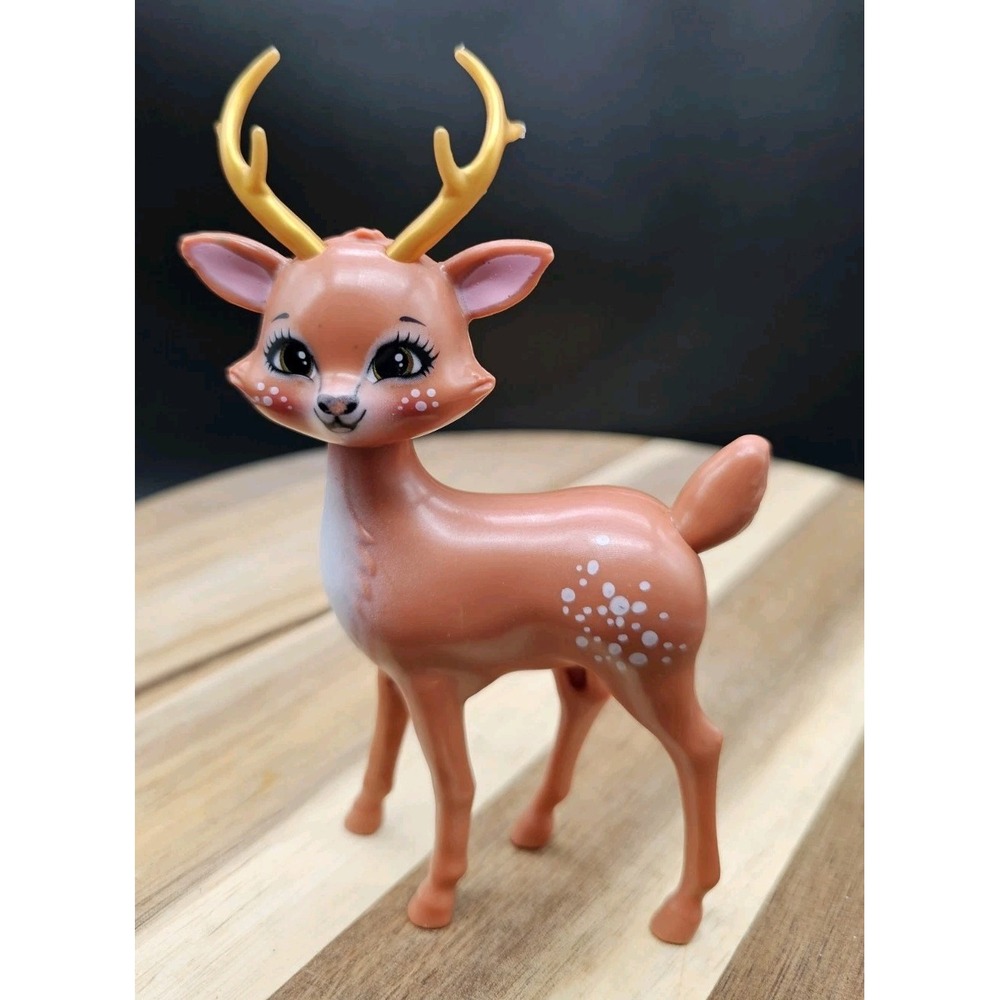 Vintage Plastic Reindeer Figurine Retro‎ Design Christmas Decor